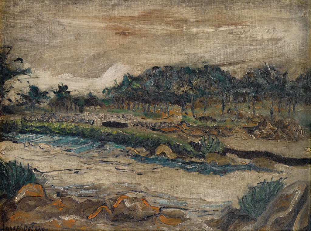 JOSEPH DELANEY (1904 - 1991) Untitled (River Landscape).